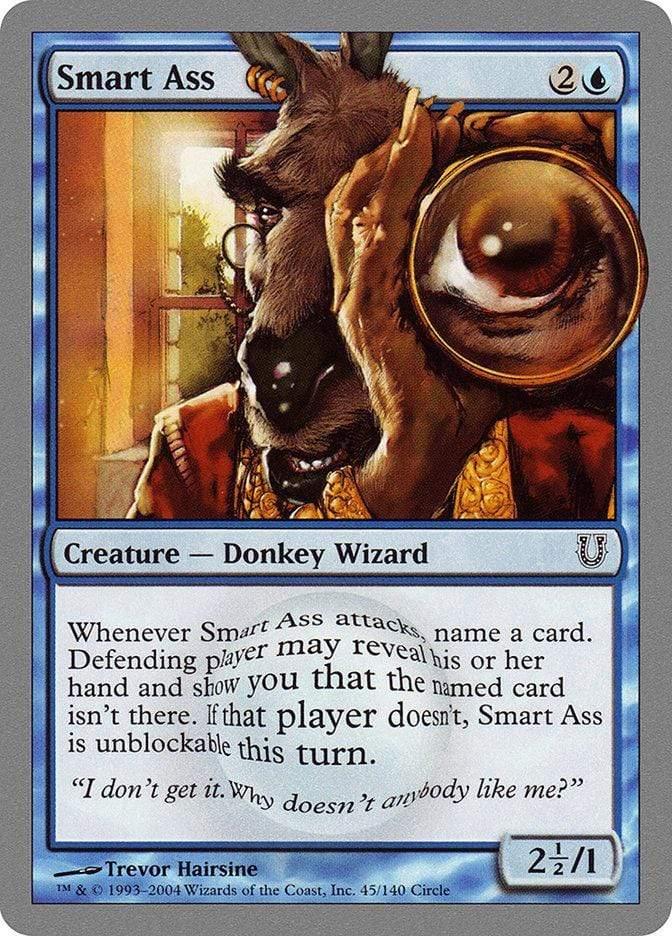 Magic: The Gathering MTG Single Smart Ass [Unhinged]