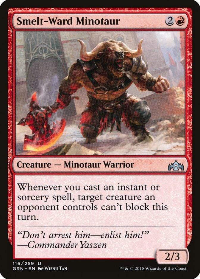 Magic: The Gathering MTG Single Smelt-Ward Minotaur [Guilds of Ravnica]
