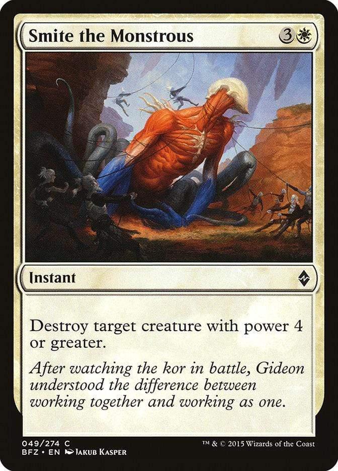 Magic: The Gathering MTG Single Smite the Monstrous [Battle for Zendikar]