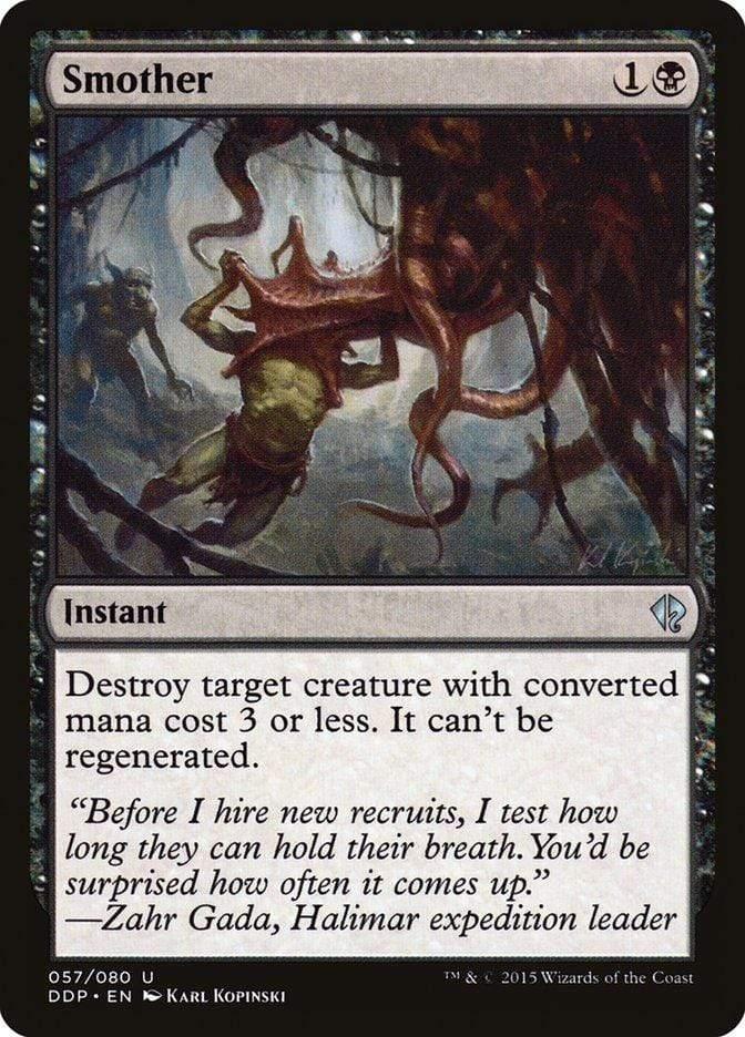 Magic: The Gathering MTG Single Smother [Duel Decks: Zendikar vs. Eldrazi]