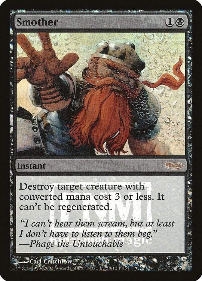 Magic: The Gathering MTG Single Smother [Friday Night Magic 2003]