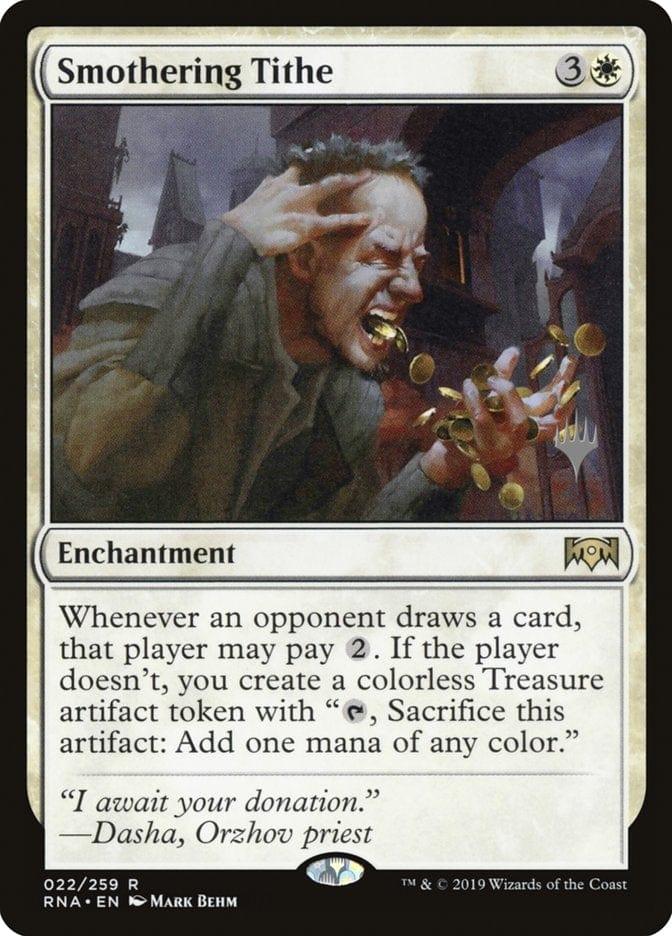 Magic: The Gathering MTG Single Smothering Tithe (Promo Pack) [Ravnica Allegiance Promos]