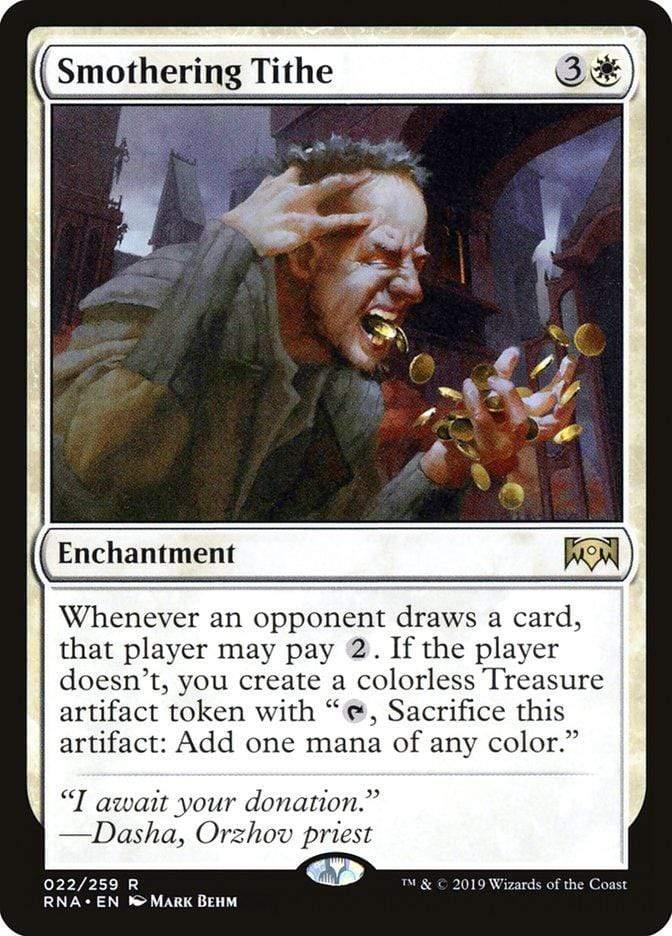 Magic: The Gathering MTG Single Smothering Tithe [Ravnica Allegiance]