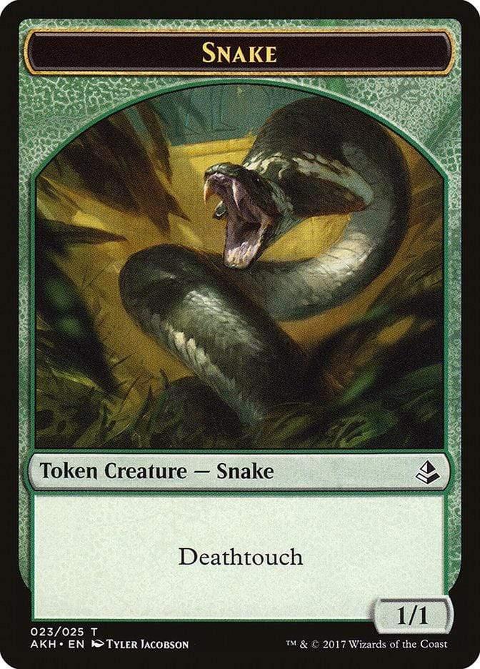Magic: The Gathering MTG Single Snake [Amonkhet Tokens]