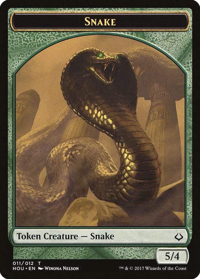 Magic: The Gathering MTG Single Snake [Hour of Devastation Tokens]