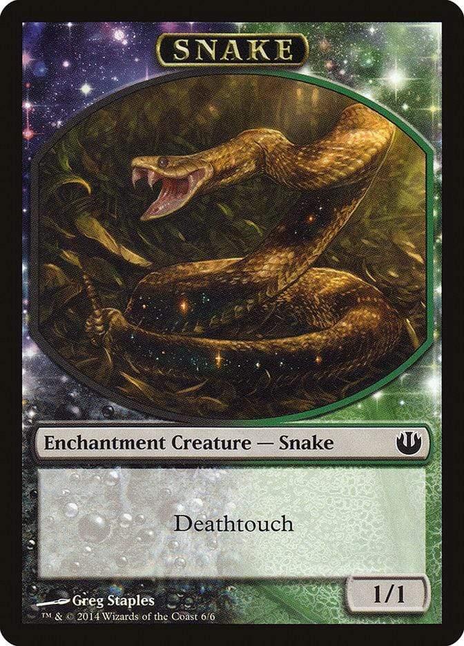 Magic: The Gathering MTG Single Snake [Journey into Nyx Tokens]
