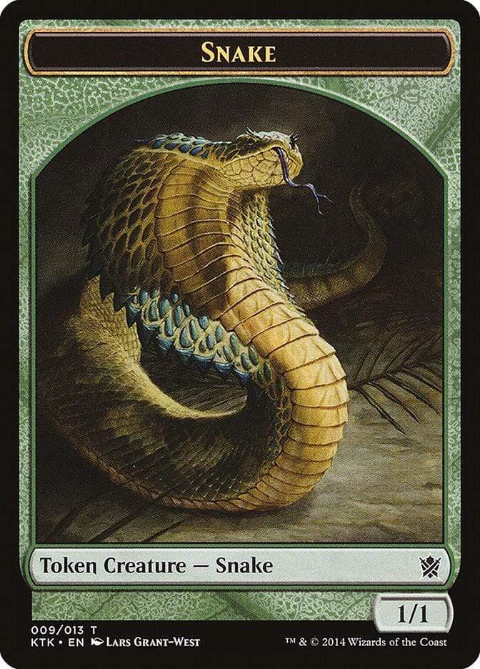 Magic: The Gathering MTG Single Snake [Khans of Tarkir Tokens]
