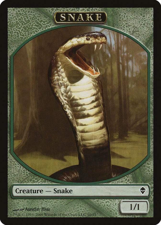 Magic: The Gathering MTG Single Snake [Zendikar Tokens]