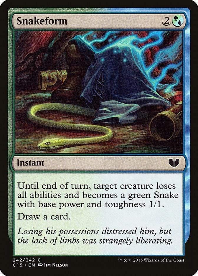 Magic: The Gathering MTG Single Snakeform [Commander 2015]