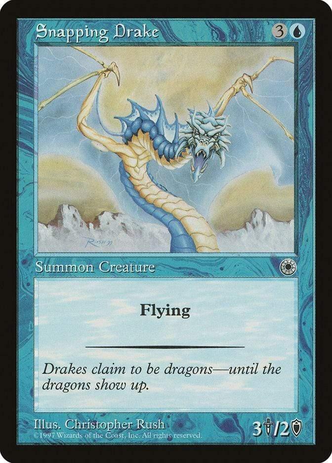 Magic: The Gathering MTG Single Snapping Drake [Portal]