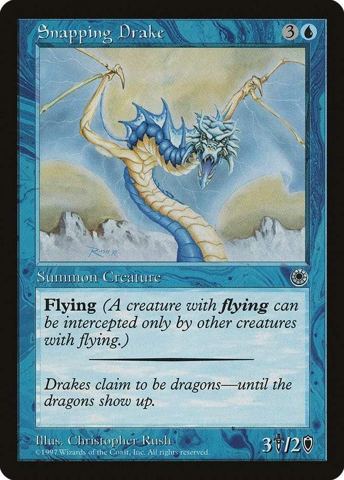 Magic: The Gathering MTG Single Snapping Drake [Portal]