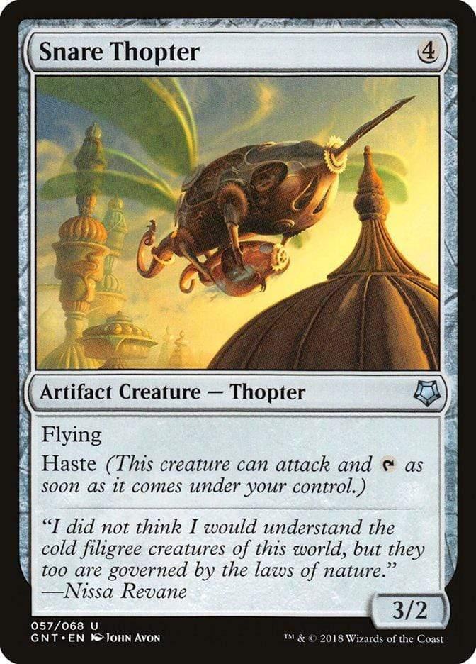 Magic: The Gathering MTG Single Snare Thopter [Game Night]