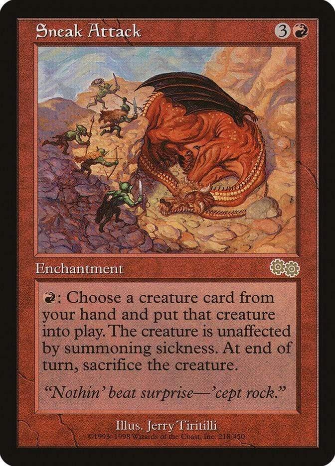 Magic: The Gathering MTG Single Sneak Attack [Urza's Saga]