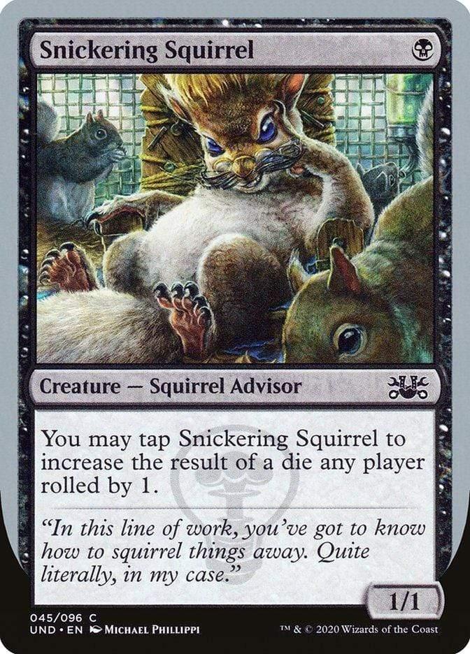 Magic: The Gathering MTG Single Snickering Squirrel [Unsanctioned]