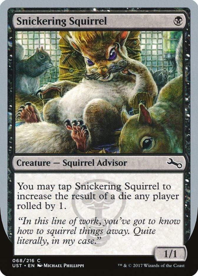 Magic: The Gathering MTG Single Snickering Squirrel [Unstable]