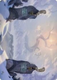 Magic: The Gathering MTG Single Snow-Covered Plains (276) Art Card [Kaldheim: Art Series]