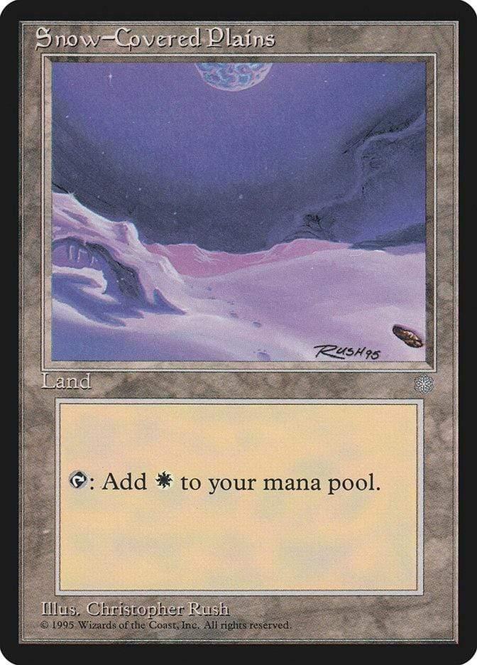 Magic: The Gathering MTG Single Snow-Covered Plains [Ice Age]