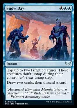 Magic: The Gathering MTG Single Snow Day [Strixhaven: School of Mages]