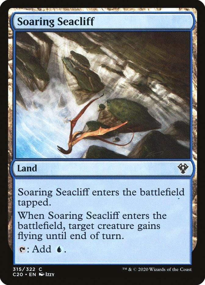 Magic: The Gathering MTG Single Soaring Seacliff [Commander 2020]