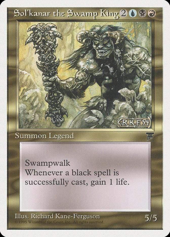 Magic: The Gathering MTG Single Sol'kanar the Swamp King [Chronicles]