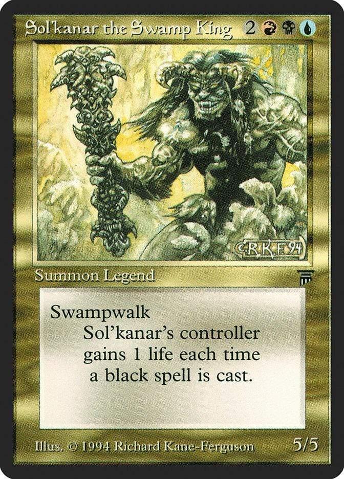 Magic: The Gathering MTG Single Sol'kanar the Swamp King [Legends]