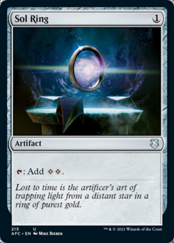 Magic: The Gathering MTG Single Sol Ring [Dungeons & Dragons: Adventures in the Forgotten Realms Commander]