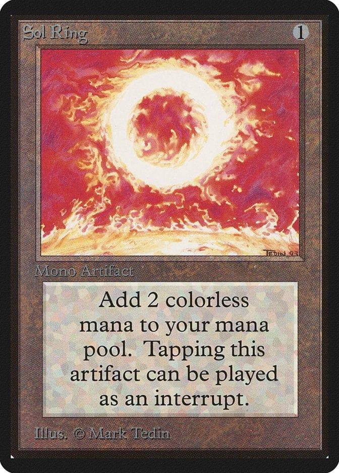 Magic: The Gathering MTG Single Sol Ring [Limited Edition Beta]