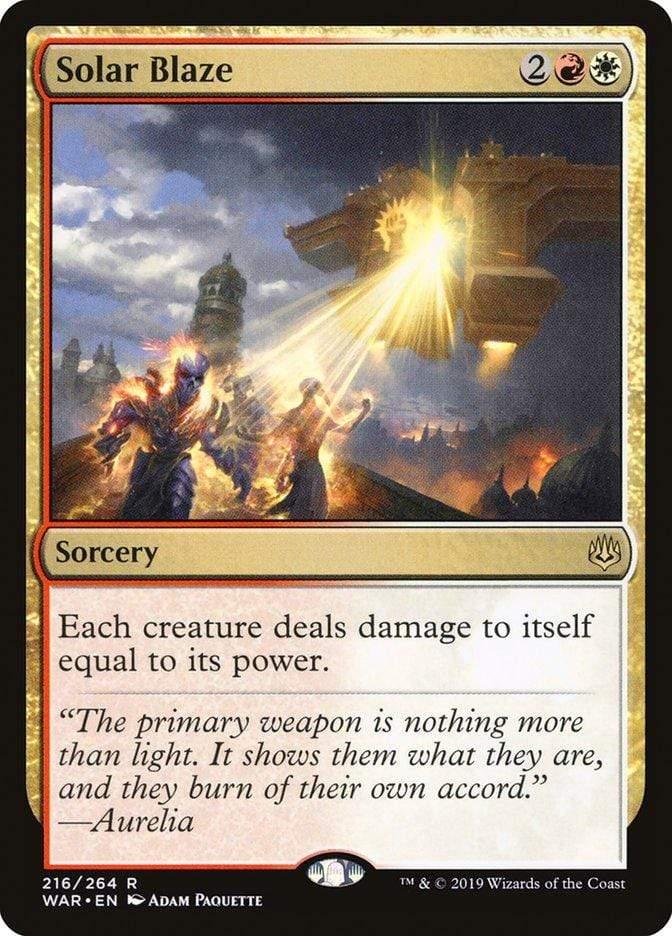 Magic: The Gathering MTG Single Solar Blaze [War of the Spark]