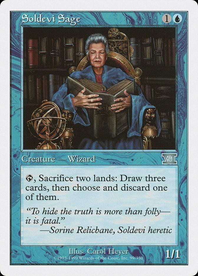 Magic: The Gathering MTG Single Soldevi Sage [Classic Sixth Edition]