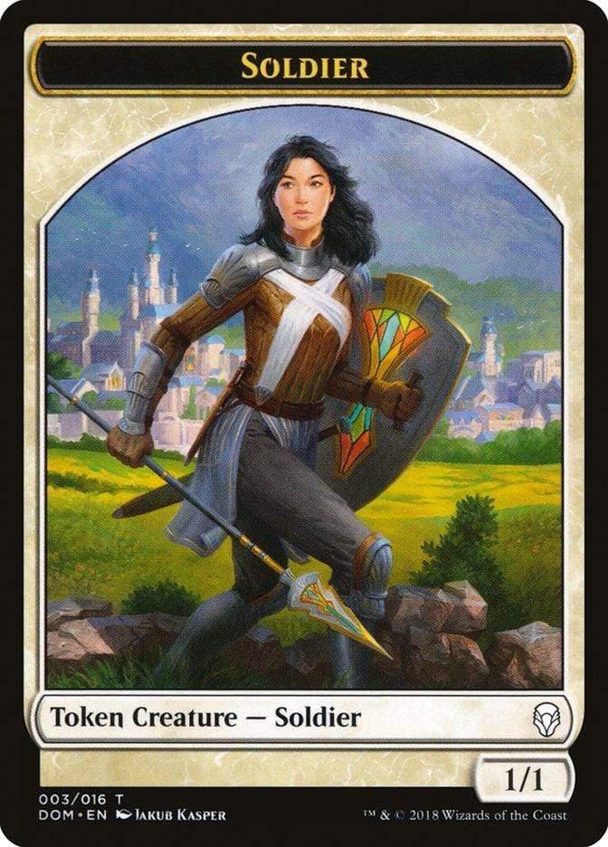 Magic: The Gathering MTG Single Soldier [Dominaria Tokens]
