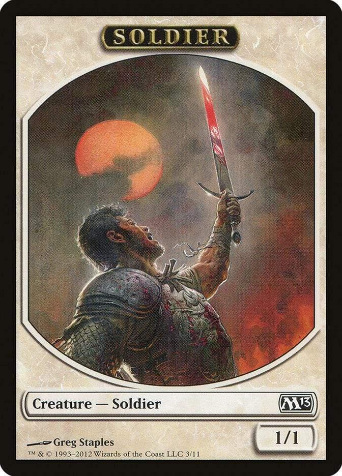 Magic: The Gathering MTG Single Soldier [Magic 2013 Tokens]
