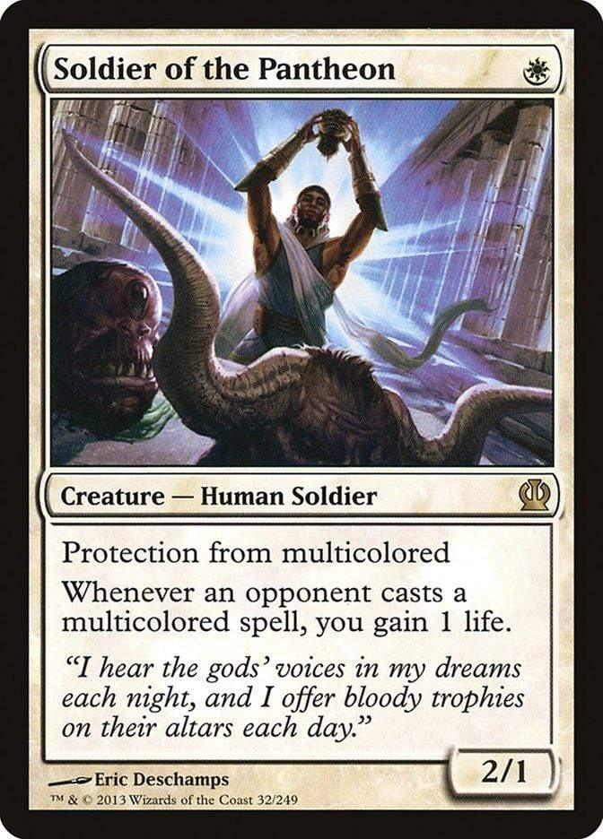 Magic: The Gathering MTG Single Soldier of the Pantheon [Theros]