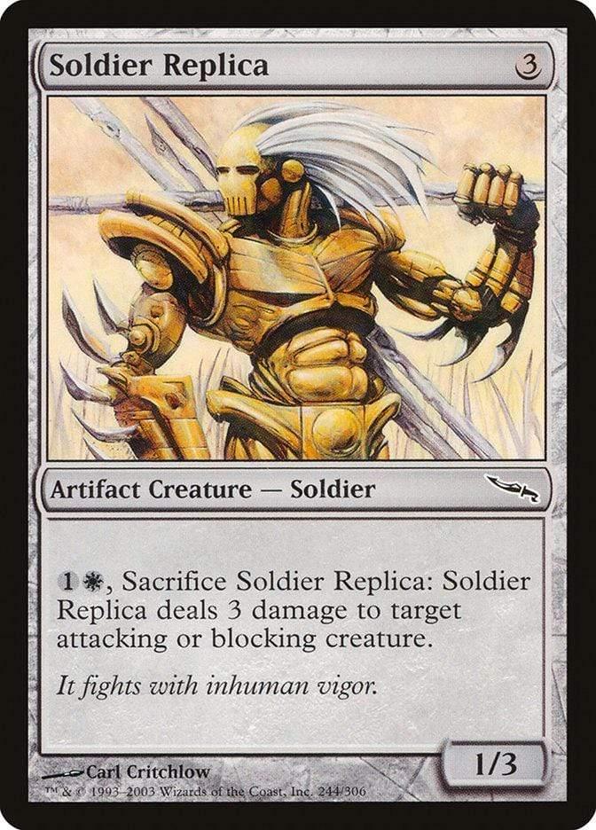 Magic: The Gathering MTG Single Soldier Replica [Mirrodin]