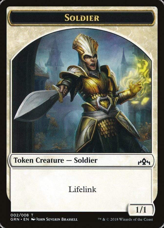 Magic: The Gathering MTG Single Soldier // Soldier [Guilds of Ravnica Guild Kit Tokens]