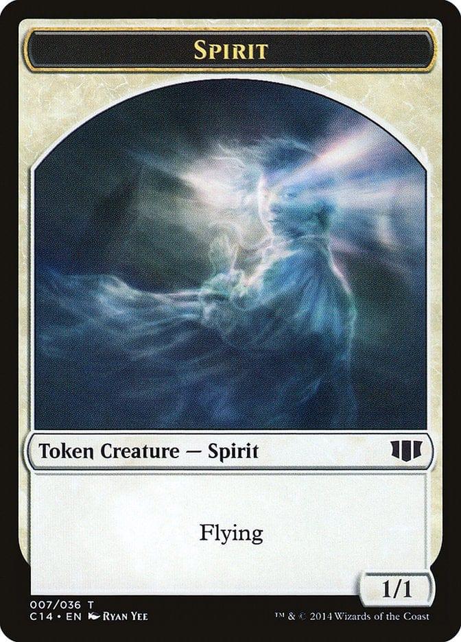 Magic: The Gathering MTG Single Soldier // Spirit Double-sided Token [Commander 2014 Tokens]