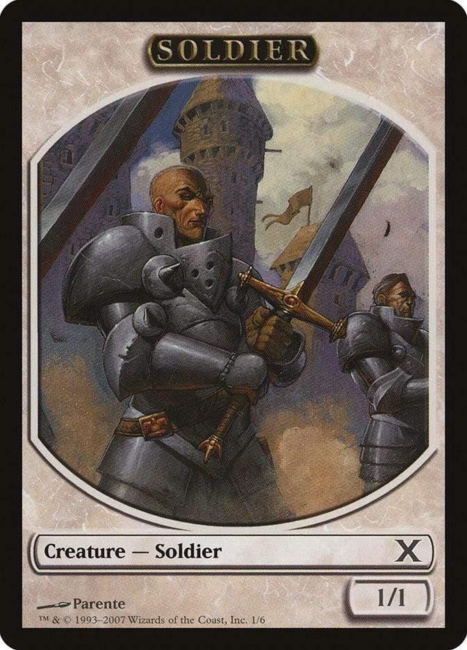 Magic: The Gathering MTG Single Soldier [Tenth Edition Tokens]