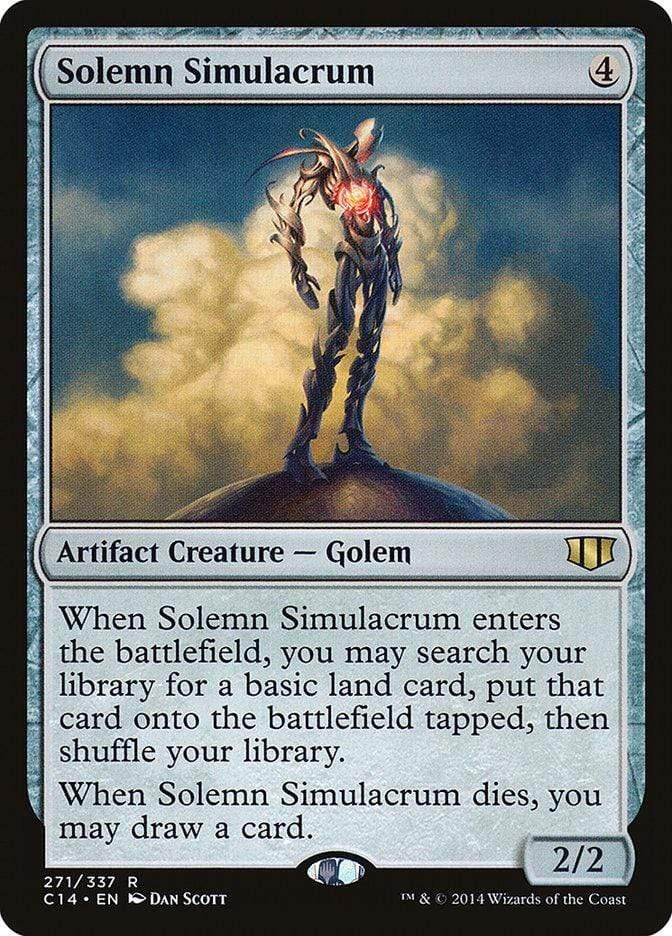 Magic: The Gathering MTG Single Solemn Simulacrum [Commander 2014]