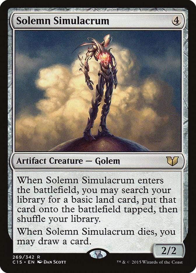 Magic: The Gathering MTG Single Solemn Simulacrum [Commander 2015]