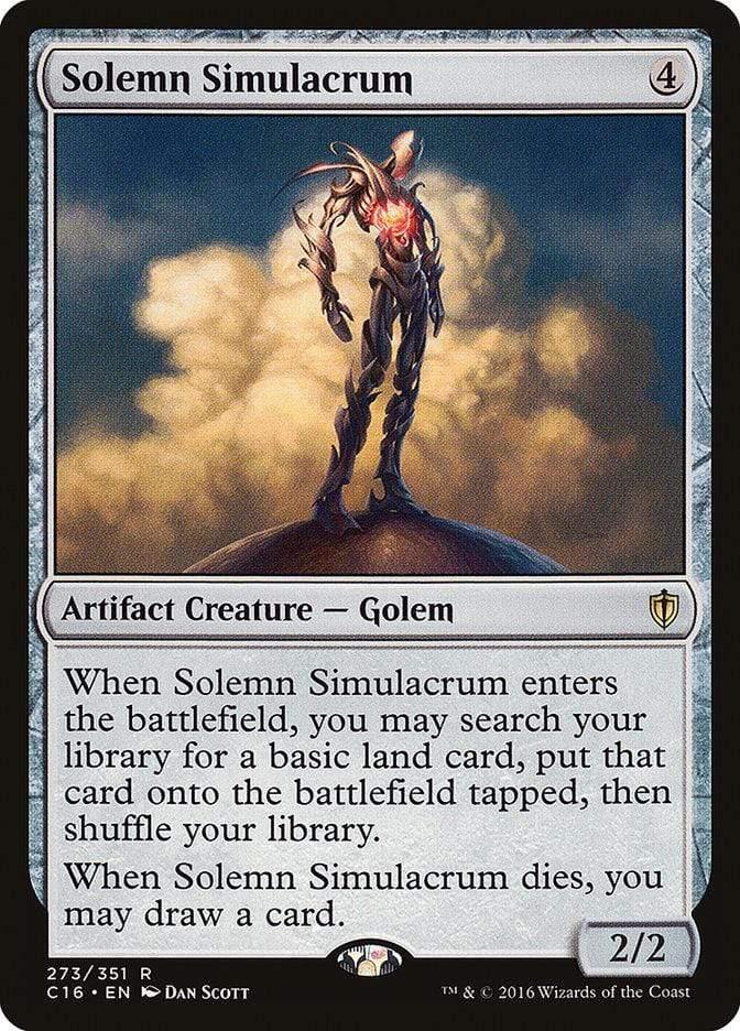 Magic: The Gathering MTG Single Solemn Simulacrum [Commander 2016]