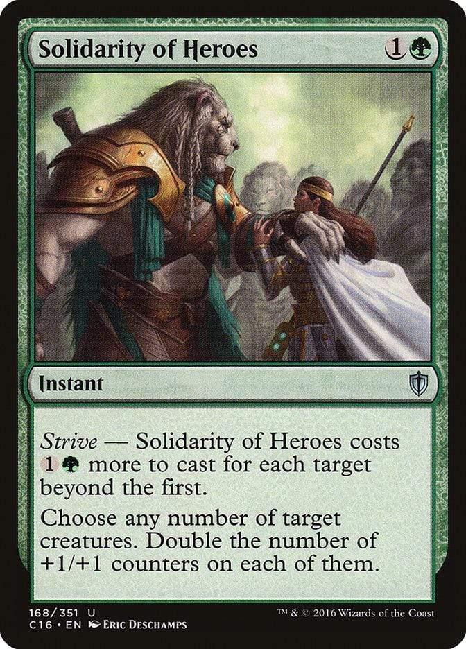 Magic: The Gathering MTG Single Solidarity of Heroes [Commander 2016]