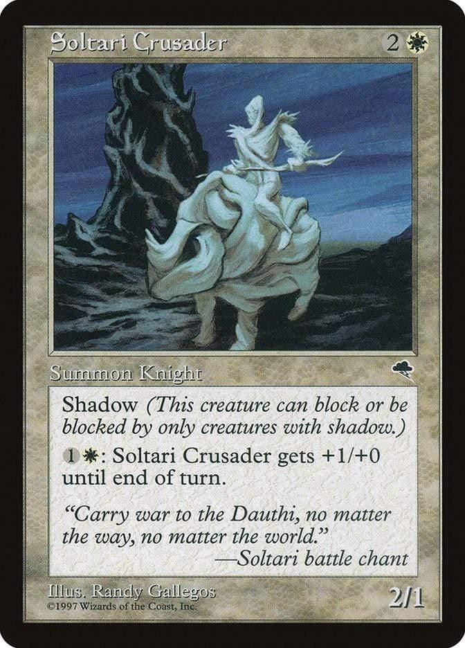 Magic: The Gathering MTG Single Soltari Crusader [Tempest]