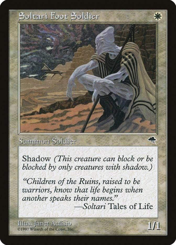 Magic: The Gathering MTG Single Soltari Foot Soldier [Tempest]