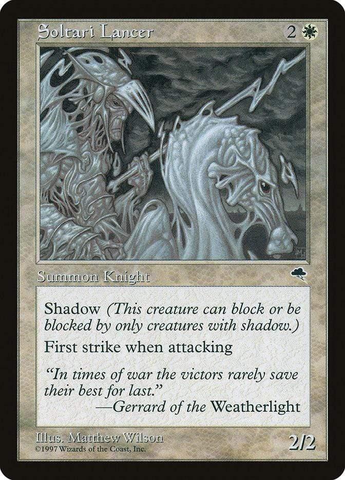 Magic: The Gathering MTG Single Soltari Lancer [Tempest]