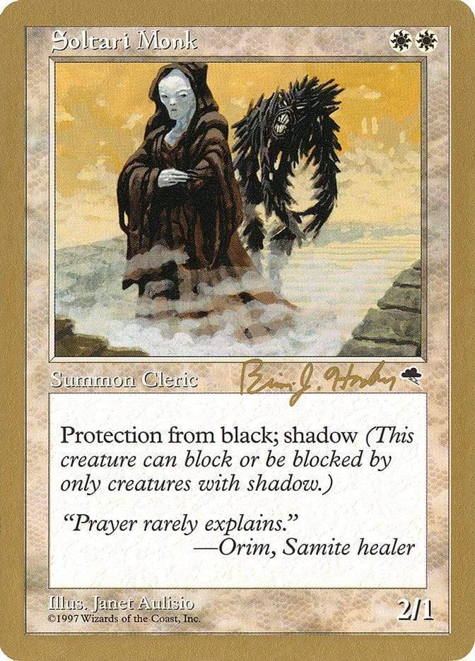 Magic: The Gathering MTG Single Soltari Monk [World Championship Decks 1998]