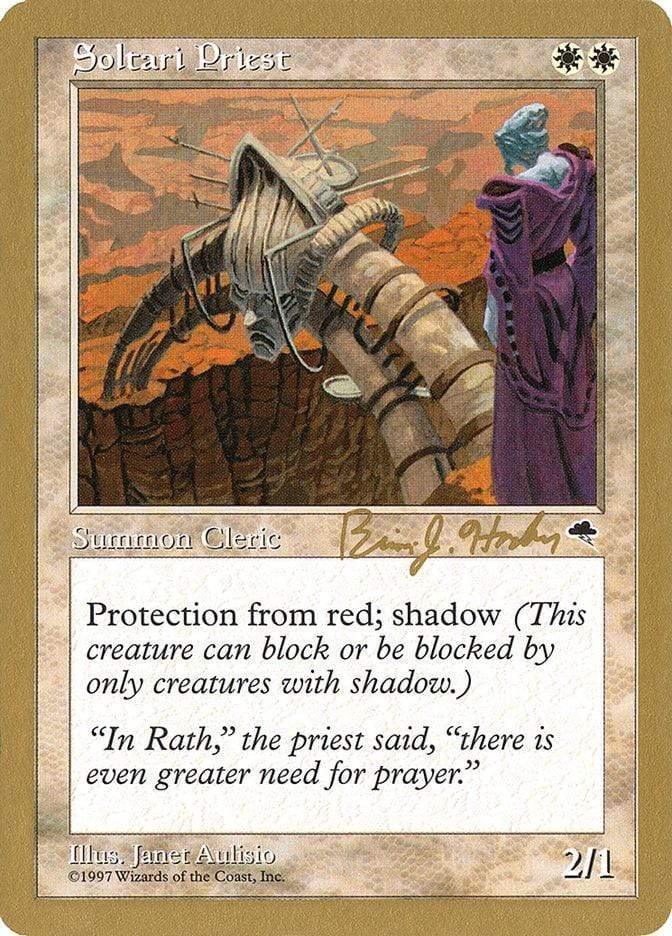 Magic: The Gathering MTG Single Soltari Priest [World Championship Decks 1998]