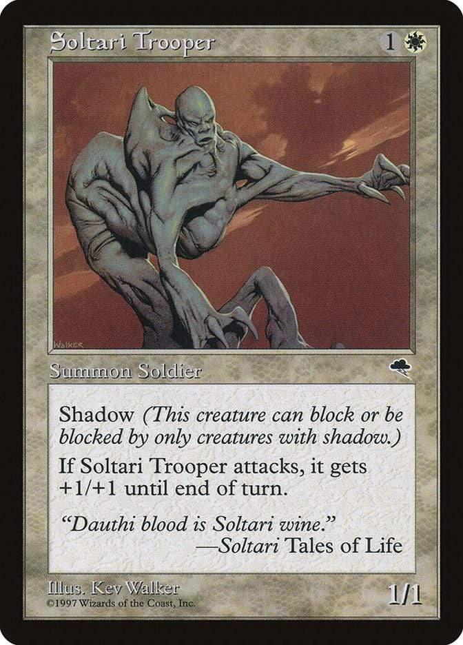 Magic: The Gathering MTG Single Soltari Trooper [Tempest]