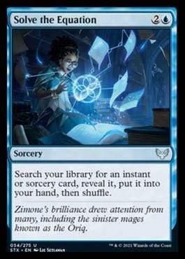 Magic: The Gathering MTG Single Solve the Equation [Strixhaven: School of Mages]