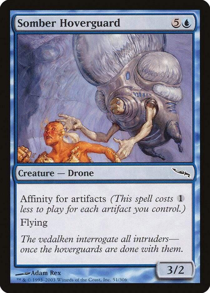 Magic: The Gathering MTG Single Somber Hoverguard [Mirrodin]