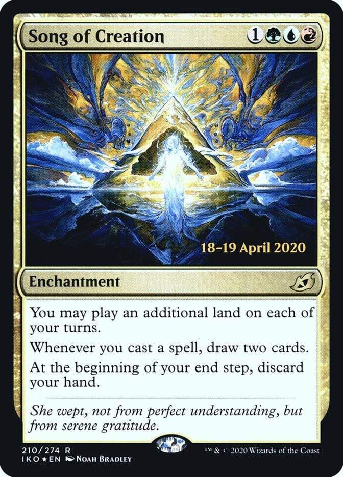 Magic: The Gathering MTG Single Song of Creation  [Ikoria: Lair of Behemoths Prerelease Promos]