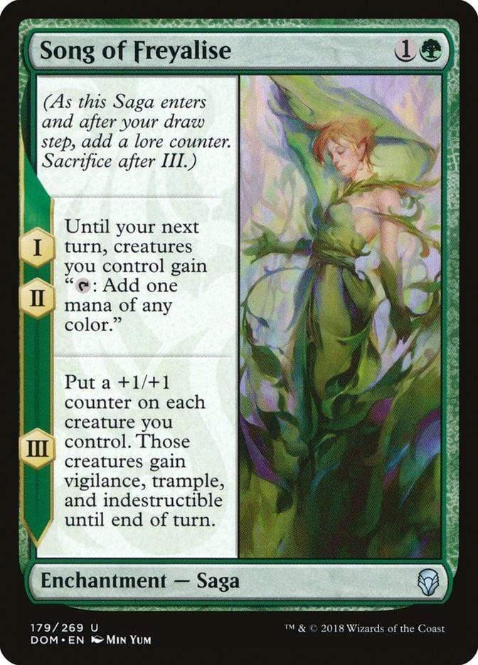 Magic: The Gathering MTG Single Song of Freyalise [Dominaria]